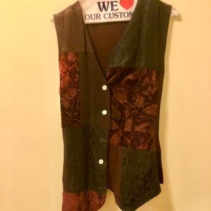 Pretty Embroidered Top Vest Kenneth Mitchell